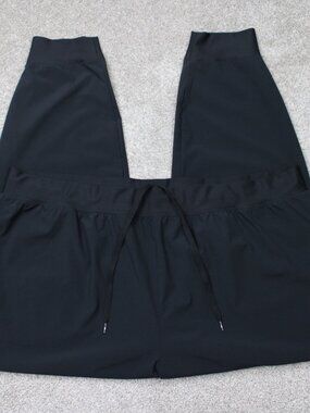 Under Armour Pants Womens 2XL XXL Black UA Rival High-Rise Woven Joggers 42x28